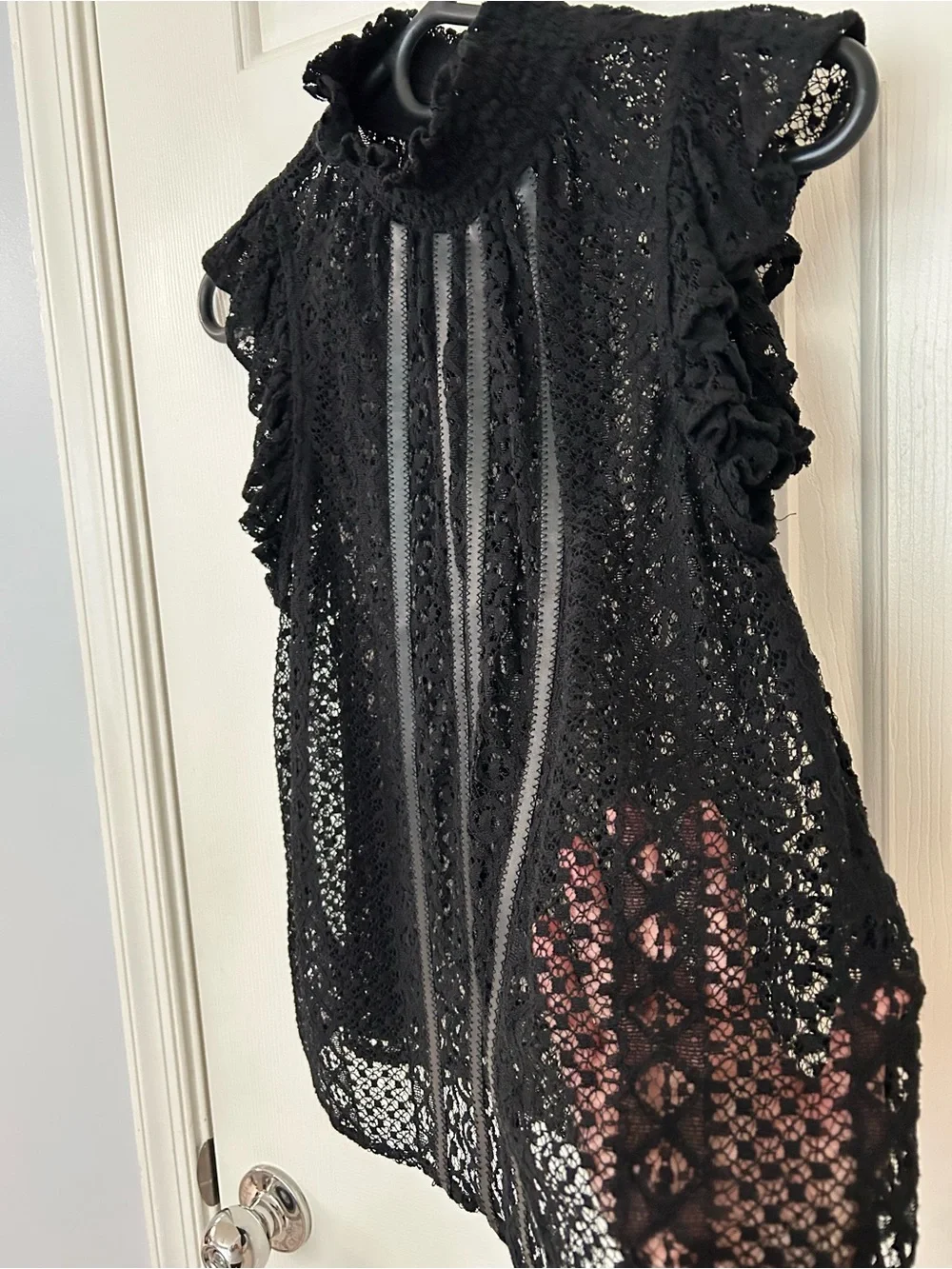 🔥NWOT🔥 Classy, Elegant, Stretchy Lace 2-Piece Babydoll Style Top